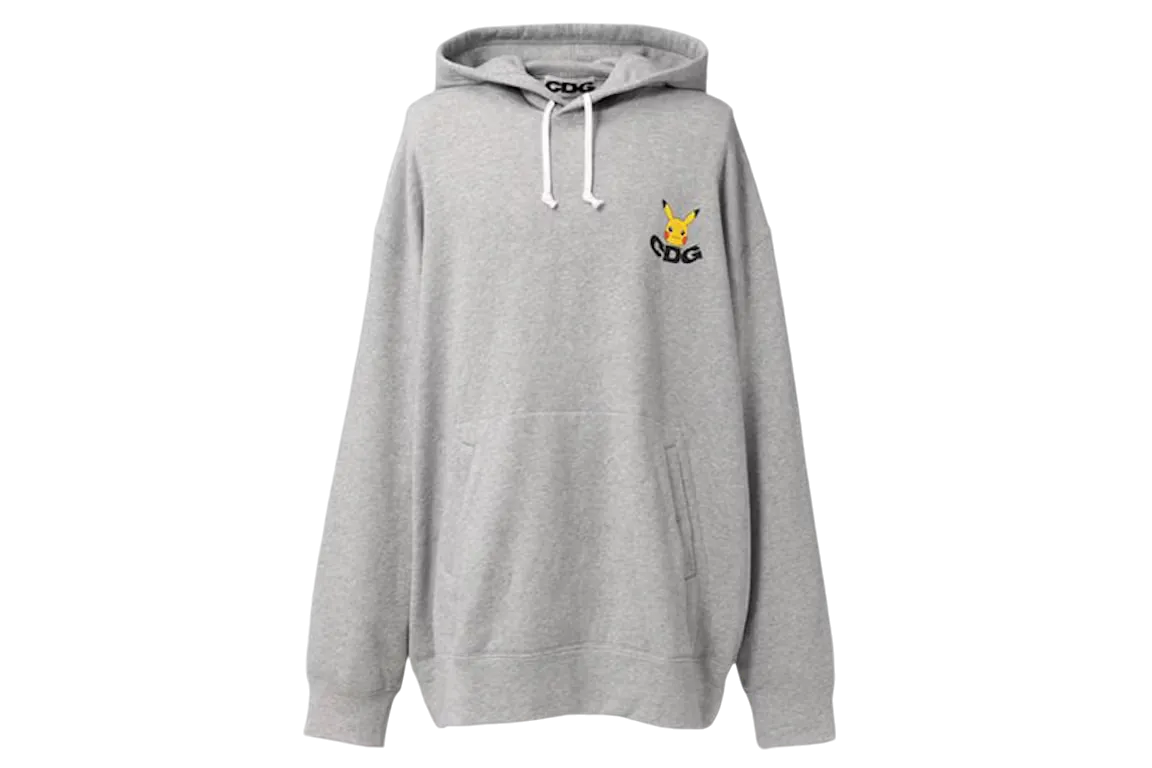 Comme des Garcons x Pokemon Oversized Hoodie Grey US M